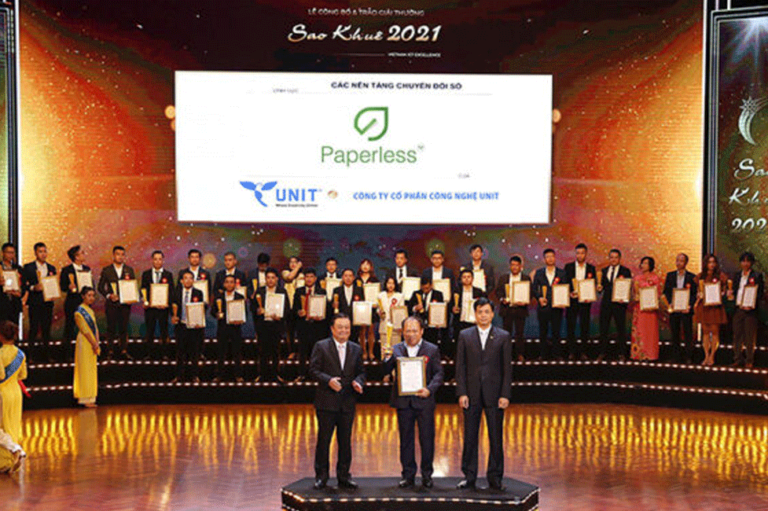 Paperless conquered viet nam ict excellence 2021